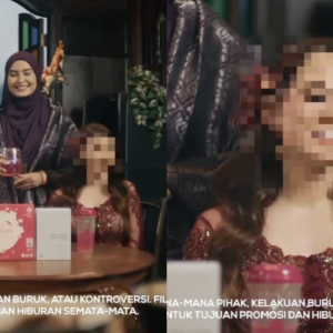 “Kami Tidak Menyokong Artis Kelakuan Buruk” – Tindakan Jenama Produk Kesihatan ‘Blur’ Wajah Ruhainies Dalam Video Iklan Dapat Pujian Netizen