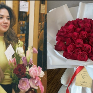 Amelia Christie Terima Sejambak Bunga Ros Merah Daripada ‘Secret Admire’