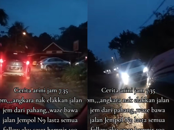 ‘Waze’ bawa salah jalan, 100 kereta ikut belakang