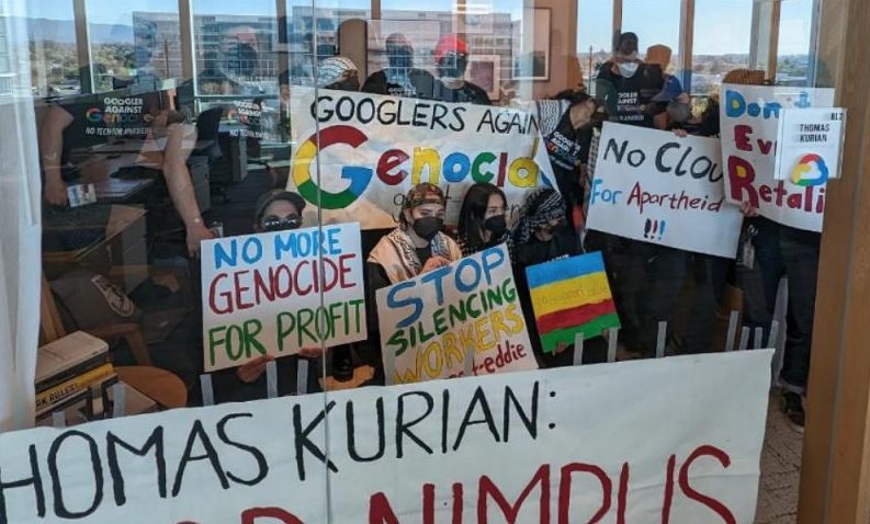 Google pecat 28 pekerja protes projek bekal khidmat untuk Israel