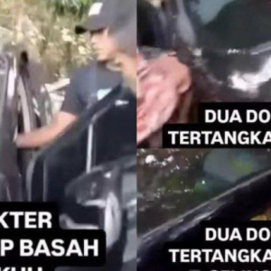 Dua doktor ditangkap basah dalam kereta