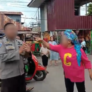 Wanita mengamuk tampar, tumbuk perut polis