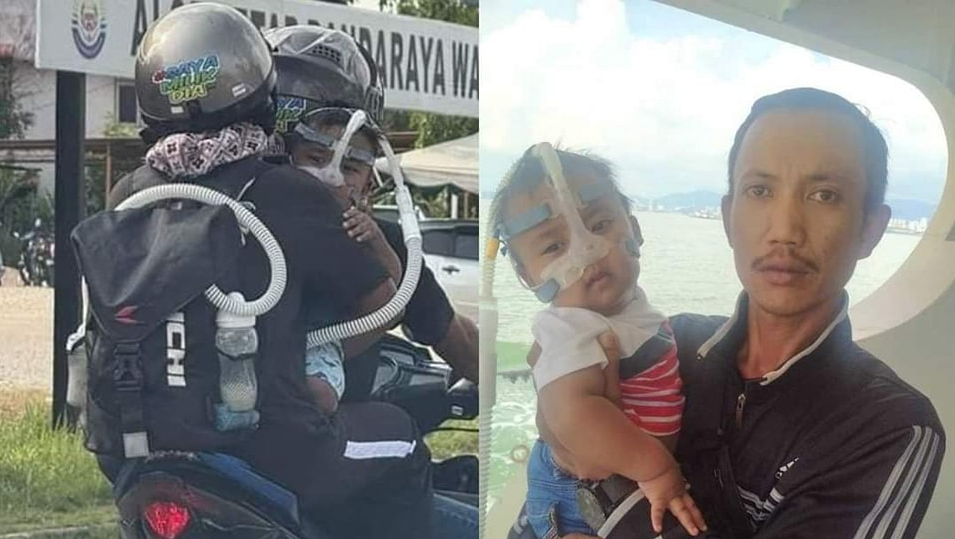‘Kami hanya ada RM12 dalam poket ketika ke hospital’ -  Keluarga tular bawa bayi naik motosikal