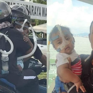 ‘Kami hanya ada RM12 dalam poket ketika ke hospital’ -  Keluarga tular bawa bayi naik motosikal
