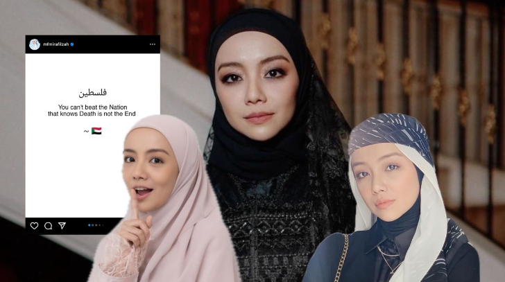 Mahu sebar kesedaran tentang Palestin, tapi salah letak bendera, Mira Filzah kena hentam – “Itu bendera Sudan lah…”