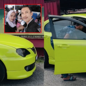 Rezeki anak… Keluarga bawa bayi naik motosikal ke hospital dapat hadiah Proton Persona dari taukeh kereta terpakai