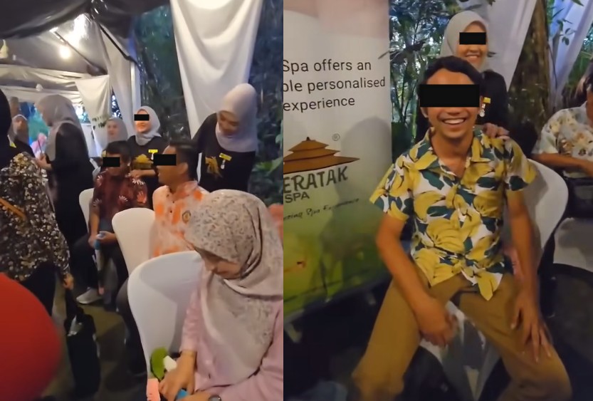 Penjawat awam wanita selamba urut lelaki bukan mahram tanpa segan silu dalam satu program di Pulau Pinang