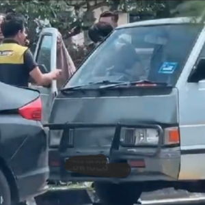 Pemandu Honda City berlagak samseng didenda RM1,000