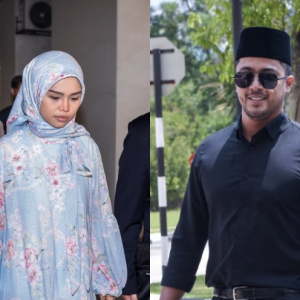 Engan bersalaman buat kali terakhir,  Aliff Aziz cerai Bella Astillah dengan talak satu