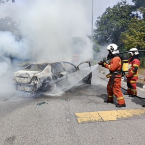 Tangan siapa dekat kereta terbakar di Tanjung Rambutan?