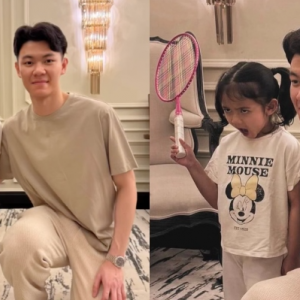 Hairul Azreen Tunaikan Impian Alisa, Bawa Lee Zii Jia Ke Rumah – ‘Terima Kasih Uncle Sebab Datang’