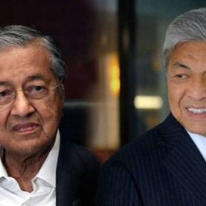 Zahid bukan hero, dia hanya mahu menyelamatkan diri – Tun M