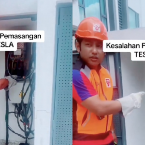 “Berlakon Jadi Bodoh Pulak” – Gelagat Pemilik Tesla Curi Elektrik Di Rumah Jadi Tumpuan Netizen