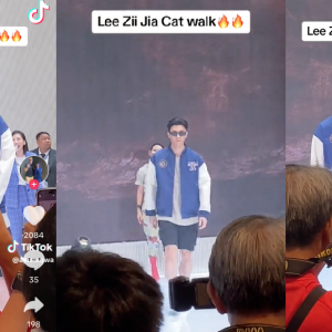 Penonton tak keruan lihat Lee Zii Jia jadi model ‘catwalk’ - “Sesuai sangat Lee Zii Jia jadi model, tinggi dia ada, muka pun segak"