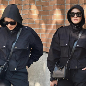 Gara-Gara Jaket Hitam, Fazura Terima Pujian Dari Peminat - “Tak Pernah Tak Cantik! Apa Pun Fazura Pakai, Tetap Nampak Anggun”