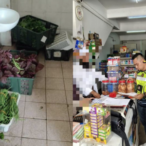 Jijik! Pemilik kedai runcit warga asing simpan, cuci sayur dalam tandas kotor sebelum jual