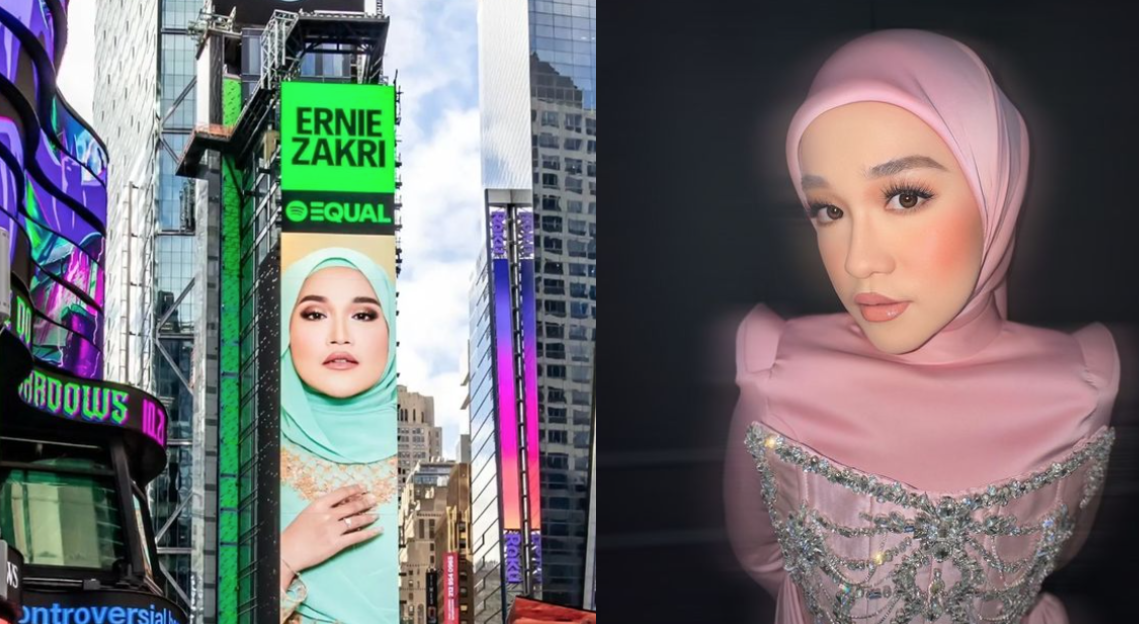 “Saya Duta Equal Bulan Ini” – Ernie Zakri Hiasi Papan Iklan Gergasi Di New York Times Square Buat Kali Kedua