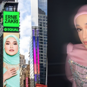 “Saya Duta Equal Bulan Ini” – Ernie Zakri Hiasi Papan Iklan Gergasi Di New York Times Square Buat Kali Kedua