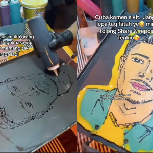 “Ni Kalau Aku Lukis Jadi Patah Riuk”- Netizen Kagum Tengok Pancake Muka Fattah Amin