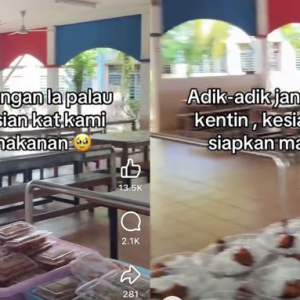 Murid sekarang tak makan makanan kantin? - “Adik-adik, janganlah palau kantin, kesiankan kami siapkan makanan”