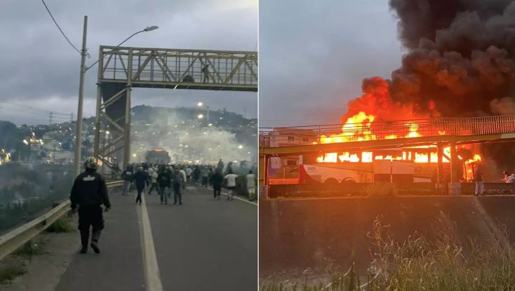 Peminat bola sepak Brazil dibakar penyokong lawan, Seorang terbunuh