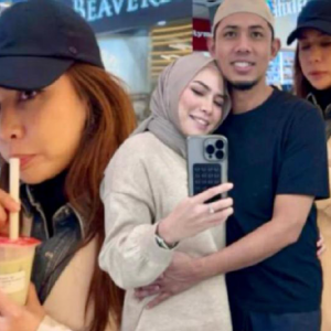 Bercuti di luar negara, isteri Nabil Ahmad tanggal tudung