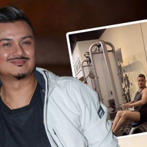 Peminat tak keruan tengok otot Fazley sedang bersenam, ajak gim sama