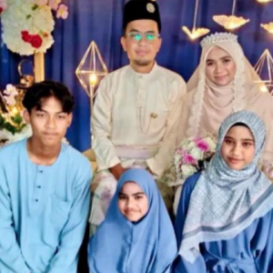 Anak kedua takut wartawan, tiada di majlis nikah kerana tertidur - Ina Naim nafi anak kedua tidak restu pernikahannya