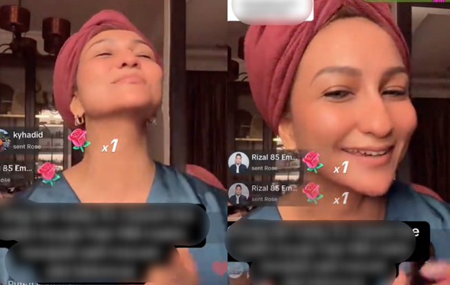 “You Masih Ingat Tak Bau I Rizal?” – Kak KM Berpeluh Ex BF Masuk Live