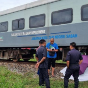 Wanita maut, anak parah digilis kereta api ketika cuba melintas landasan