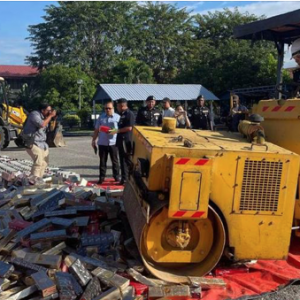 200 ribu barang kes bernilai RM1.87 juta dilupuskan