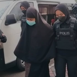 Adik perempuan lelaki serang balai polis Ulu Tiram mengaku tidak salah