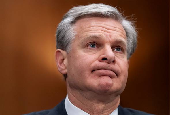 Pengarah FBI, Chris Wray akan letak jawatan pada akhir pentadbiran Biden, beri laluan pada pilihan Trump