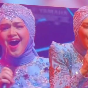 “Sedap sangat lagu ini versi Siti", Nyanyi lagu Judika, susah tapi Siti Nurhaliza tetap senyum, sedap! – Netizen