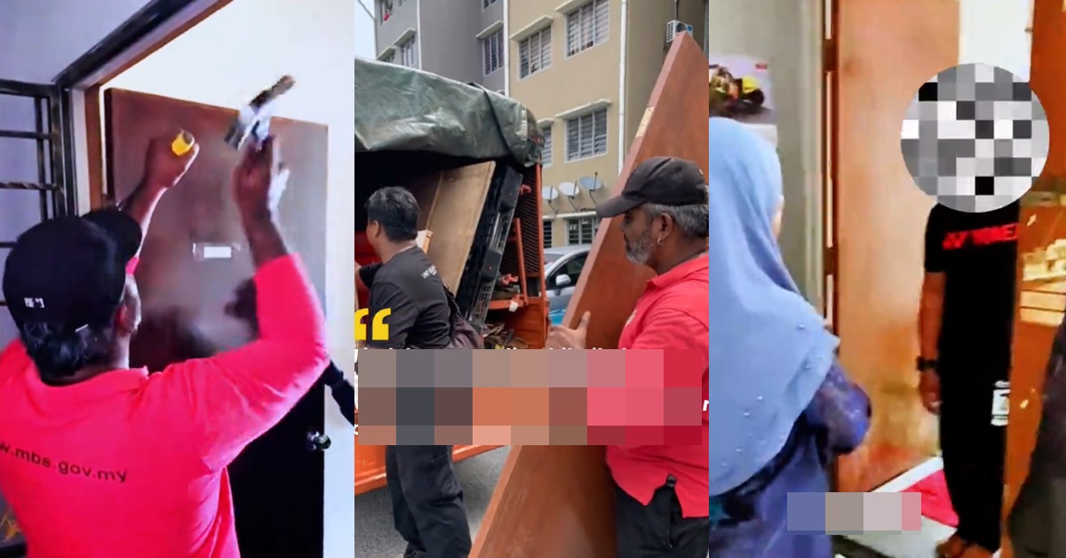 Sewa Tertunggak Lebih RM15K, MBS Cabut Pintu Rumah Penyewa PPR – “Sewa Murah Pun Tak Boleh Bayar”