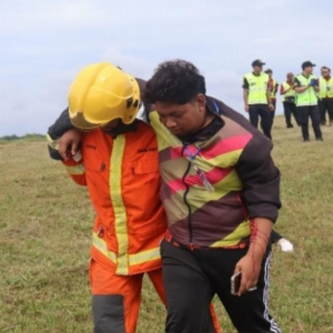 Pesawat ‘terhempas, terbakar’ di Lapangan Terbang Antarabangsa Senai