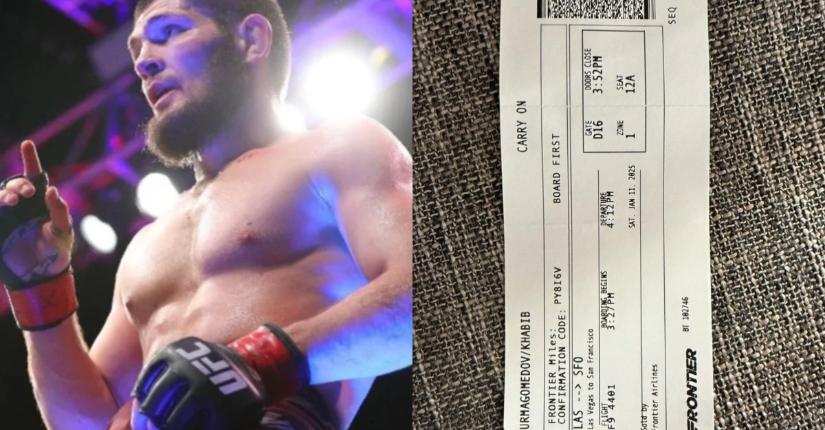 Khabib Perjelas Isu Dihalau Keluar Dari Pesawat - "Pertama sekali, saya perlu menjelaskan bahawa ia adalah @flyfrontier, bukannya AlaskaAir"