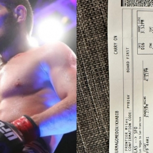 Khabib Perjelas Isu Dihalau Keluar Dari Pesawat - "Pertama sekali, saya perlu menjelaskan bahawa ia adalah @flyfrontier, bukannya AlaskaAir"