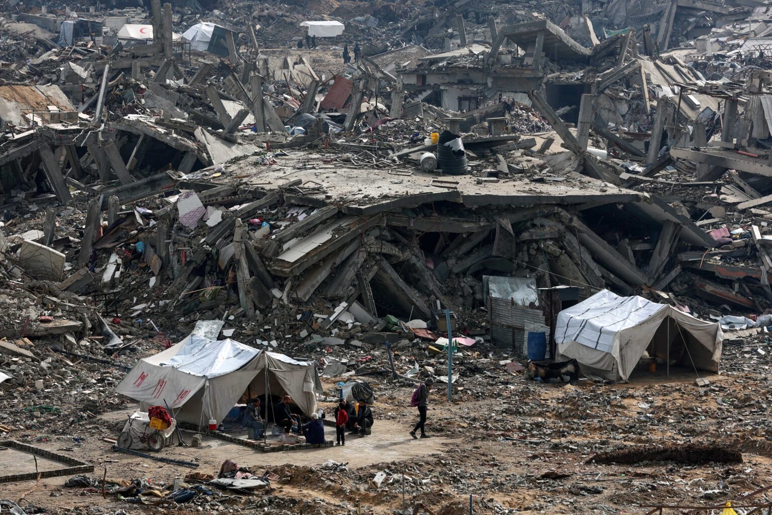 Trump mahu pindahkan penduduk Gaza - “Saya mahu Mesir menerima penduduk (Gaza). Saya juga mahu Jordan menerima (mereka)”