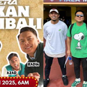 Nabil, Radin, Azad kembali ke udara, “Hari Isnin, 7 April pada pukul 6 pagi bersama geng 3 Pagi Era,”