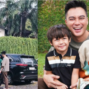 Pura-pura baik depan kamera, netizen dakwa Baim Wong abaikan anak