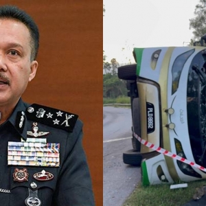 Nahas bas di Gerik : Pemandu ada rekod 18 saman (belum settle), bas 21 saman - PDRM