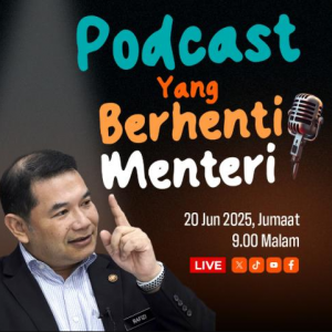 Tak lagi terikat, Rafizi sedia ‘bakar’ dan beri pencerahan dalam podcast “Yang Berhenti Menteri”.