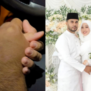 Hubungan pulih semula, upload gambar pegang tangan suami. Netizen syak isteri Fikry Ibrahim merajuk hingga fail cerai