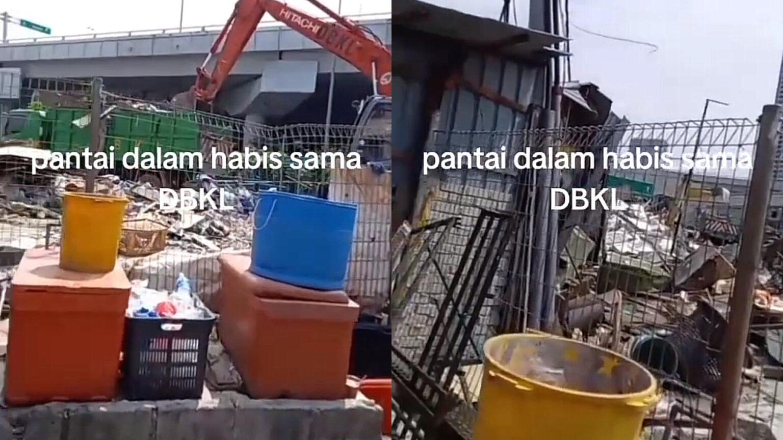 DBKL ‘bersihkan’ gerai haram di Pantai Dalam