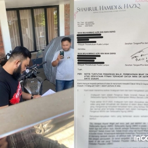Asyraf Wajdi serah sendiri notis saman RM1 juta kepada Papagomo