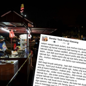 Beli burger sampai RM177, tapi ‘liat’ nak bayar