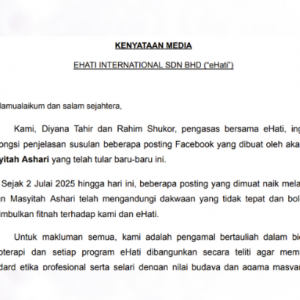 Kami pengamal bertauliah, bantu wanita capai ketenangan – eHati