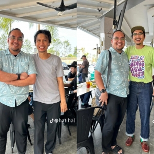 Orang lain beli tiket, bro ini santai jumpa Sheila On 7 (SO7) di kedai mamak