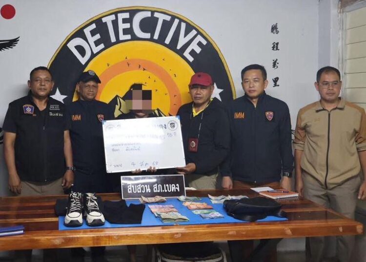 Wanita Malaysia mencuri diberkas ketika berurut di Betong, Thailand